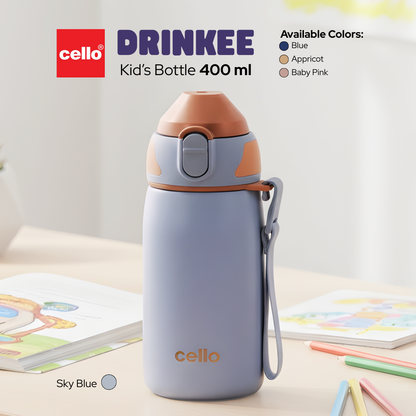 Cello Drinkee Kid's Bottle | BPA Free | Leak-Proof | Soft Spout | 400ml