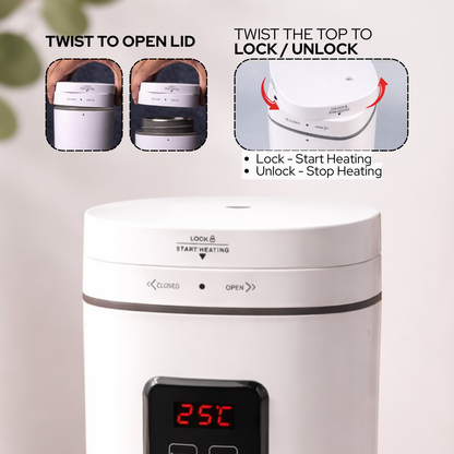 AGARO Delite Electric Kettle – Fast Boil | Adjustable Temp | Keep Warm | Travel Friendly | 500 ml